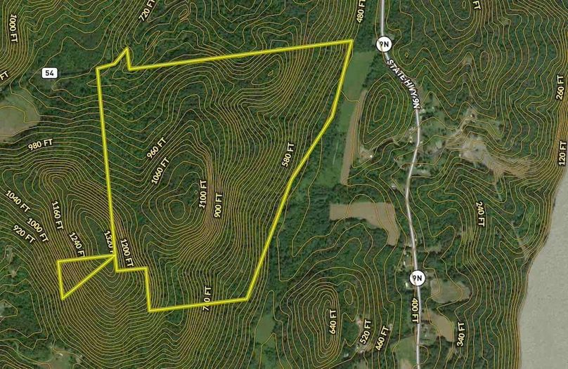 Essex County NY 318.8 Tiger Ventures LLC Contour Map