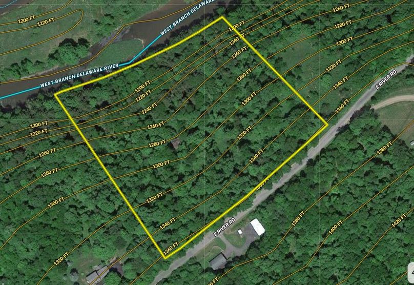 Delaware 10 BSA Topo