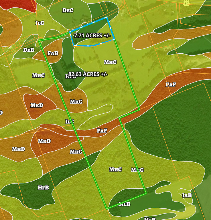 Schoharie 82.63 Smullen soils map