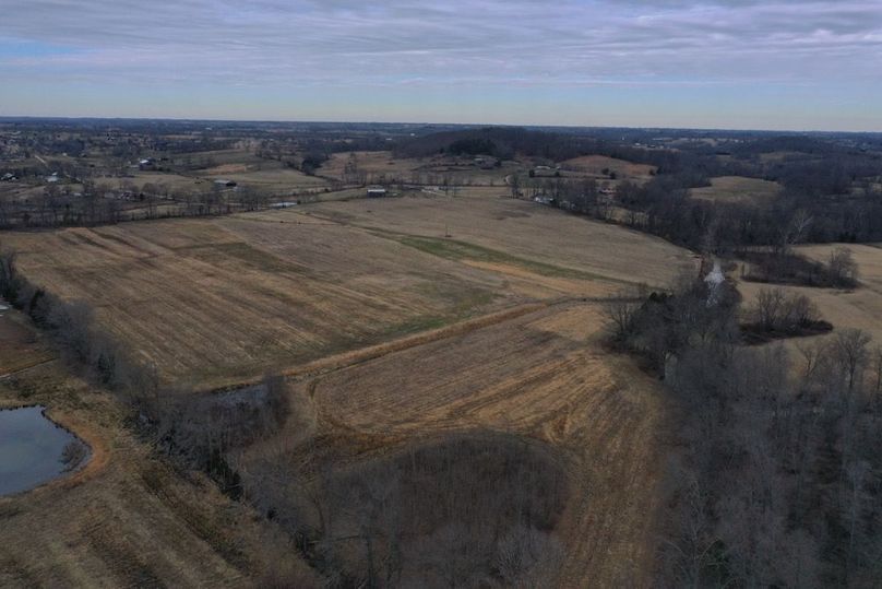 010 aerial drone shot from the southeast boundary looking to the northwest across the property