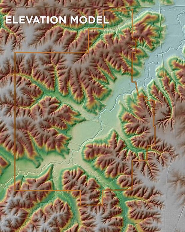 Monroe 3600 Map - 18_DEM