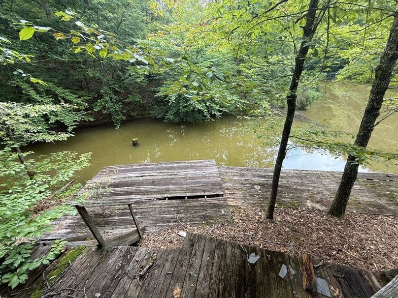 049 the deck leading down to the waters edge