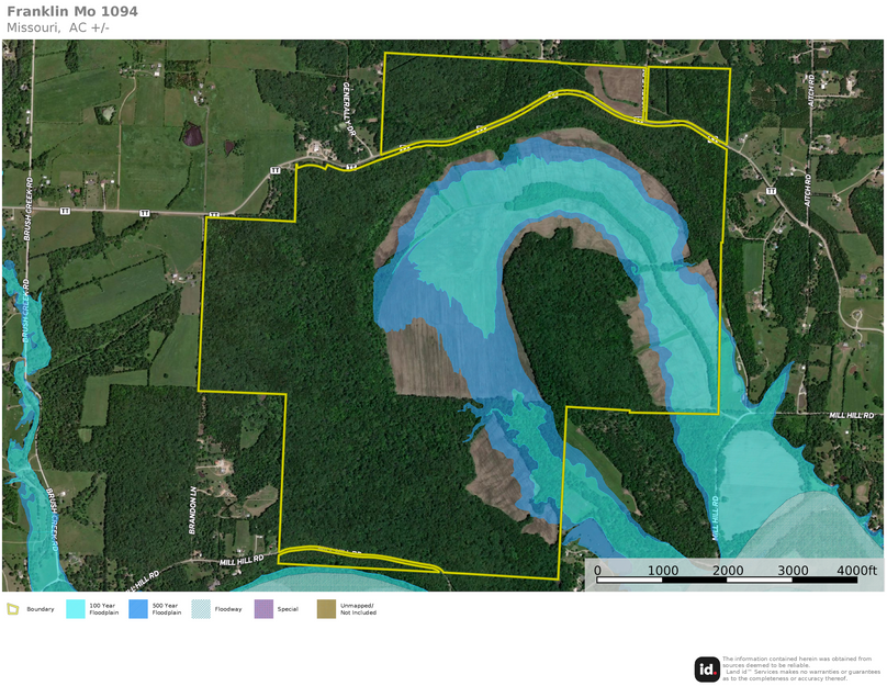 Cove Spring Flood Map