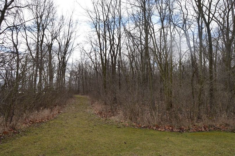 trail leading into woods along east side