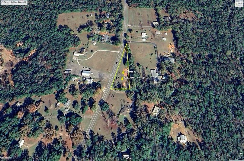Aerial #2 Approx. .78 Acres Baldwin County, AL