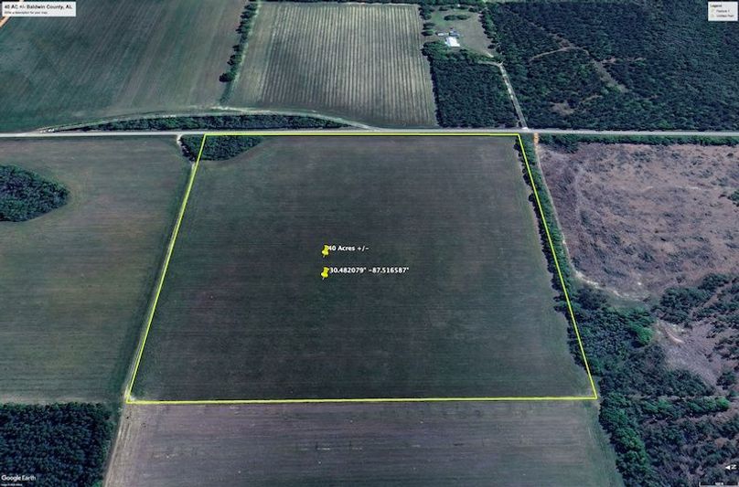 Aerial #3 Approx. 40 Acres Baldwin County, AL