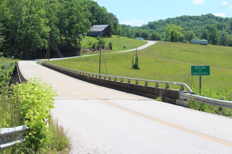 017 the new bridge on KY 2016 at the northeast corner of the property