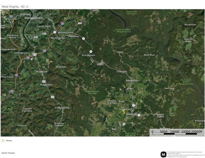 Preston Co WV 14.4 Hart map 3 location copy