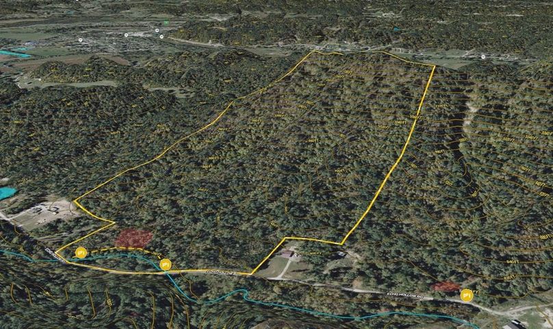 023 Powell 52.1 Land ID map in 3D viewed from the northeast corner