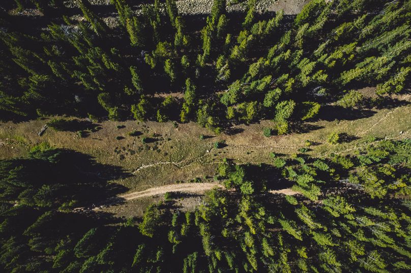 Lake CO 41.32 Nolan - 017 Road Aerial