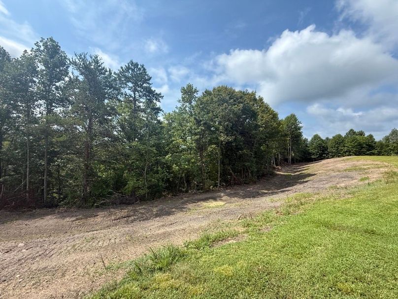 011 the new grade work to the south of the cabin