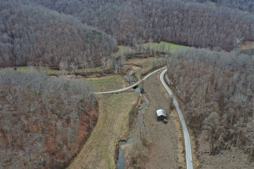 019 aerial drone shot from the north central part of the property looking south