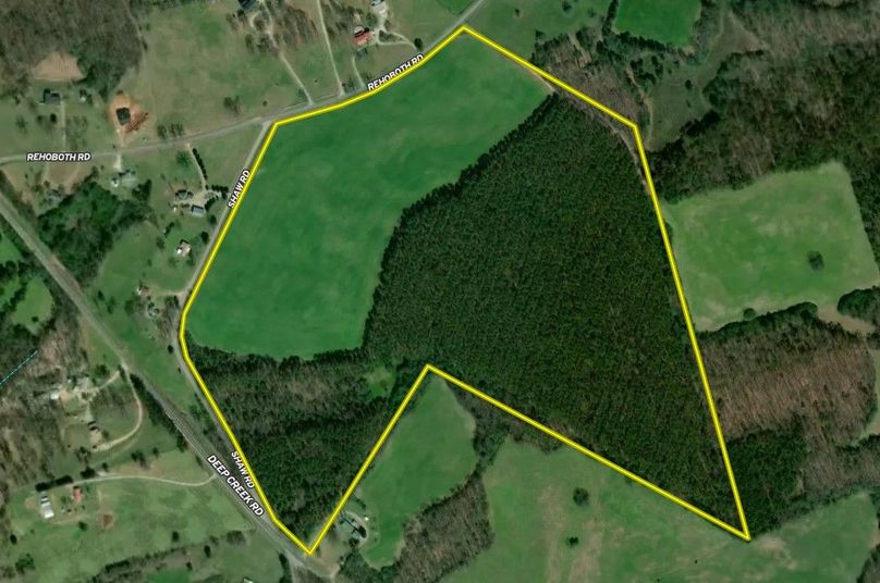 Elbert county 81.50 acres map1