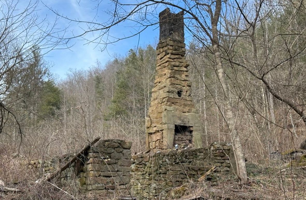 003 one of several old stone chimneys still standing