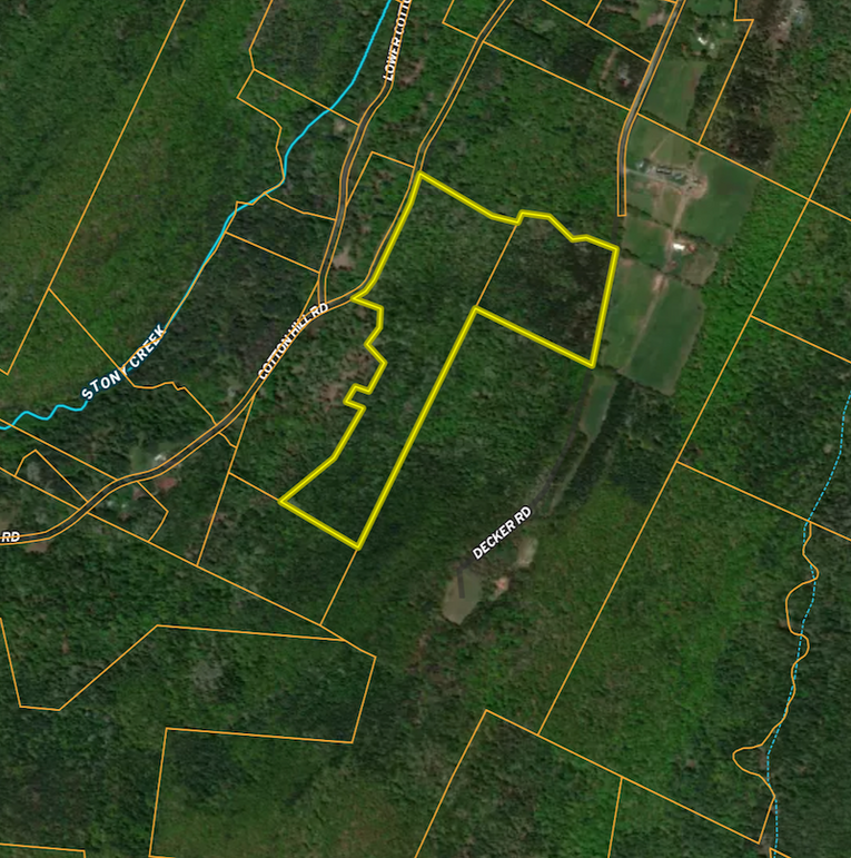 SC 51.66 Waldvogel Water features map