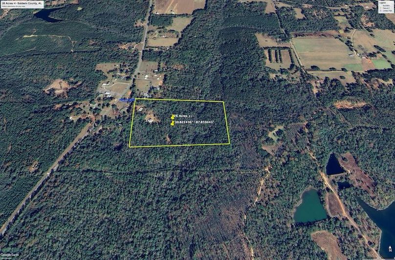 Aerial #3 Approx. 26 Acres Baldwin County, AL 