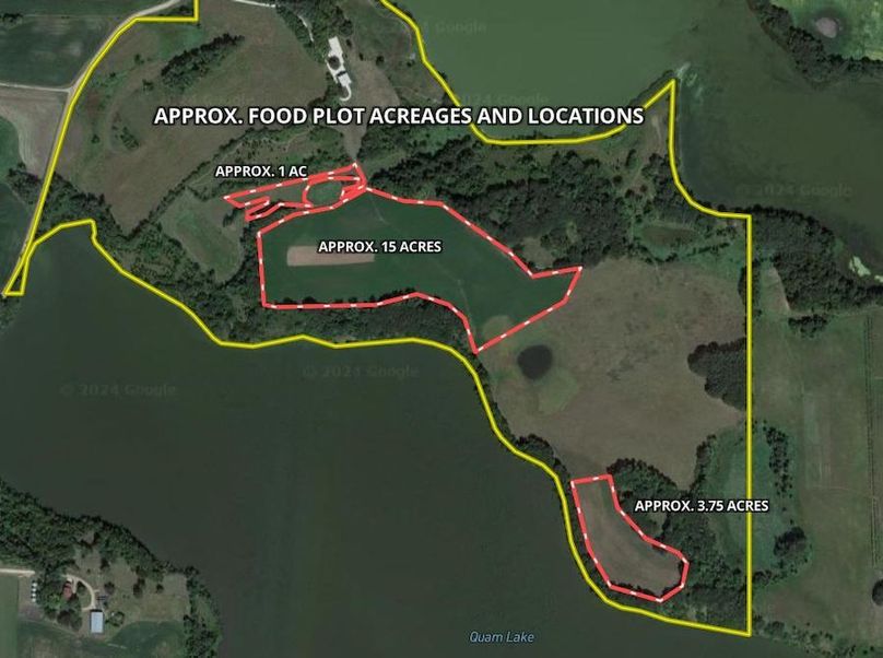 Approx. Food Plot Locations