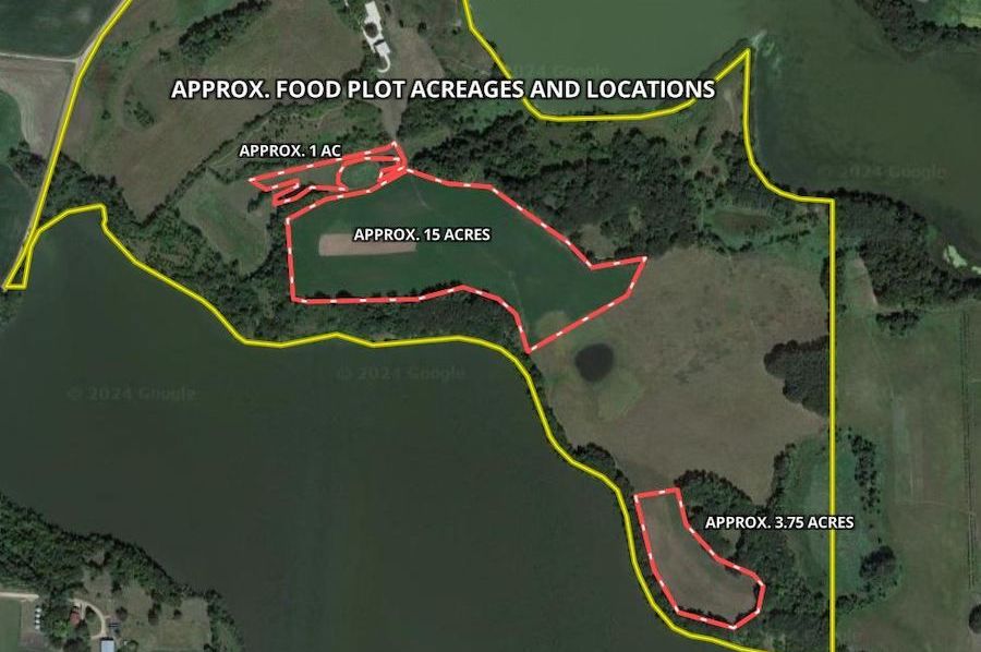 Approx. Food Plot Locations