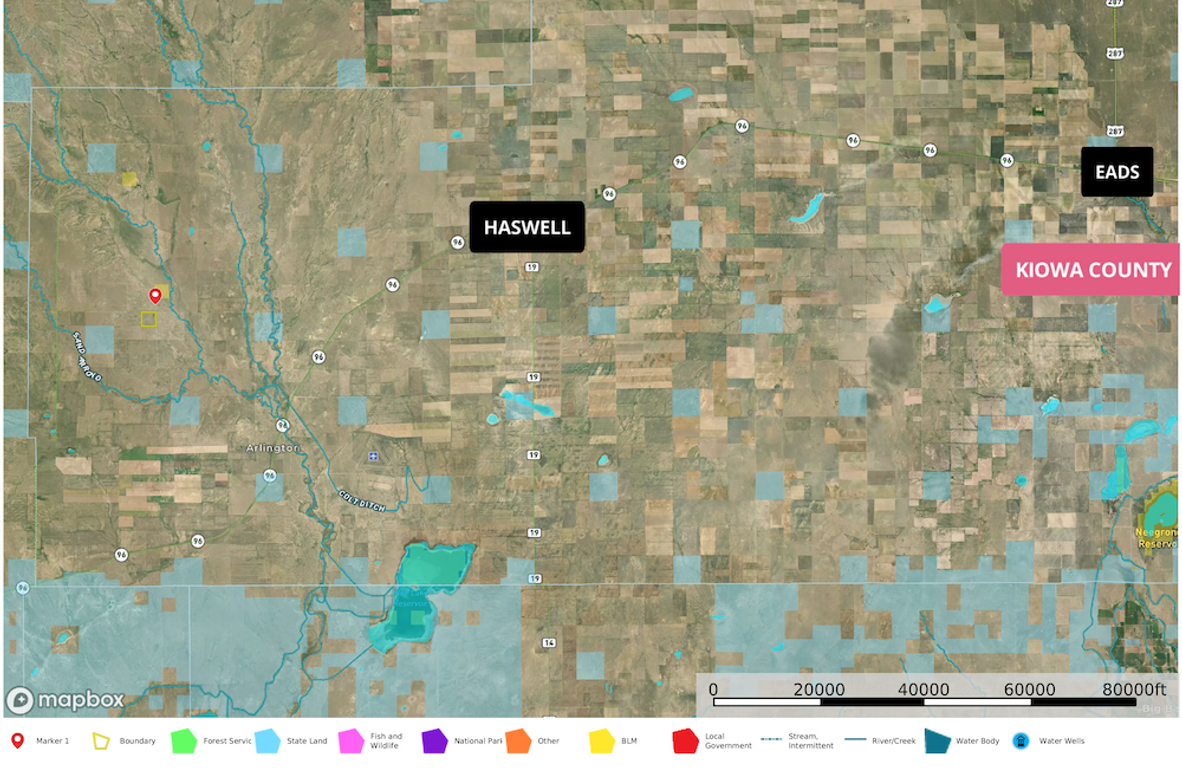 Kiowa, CO 160 Bruce Aerial 2