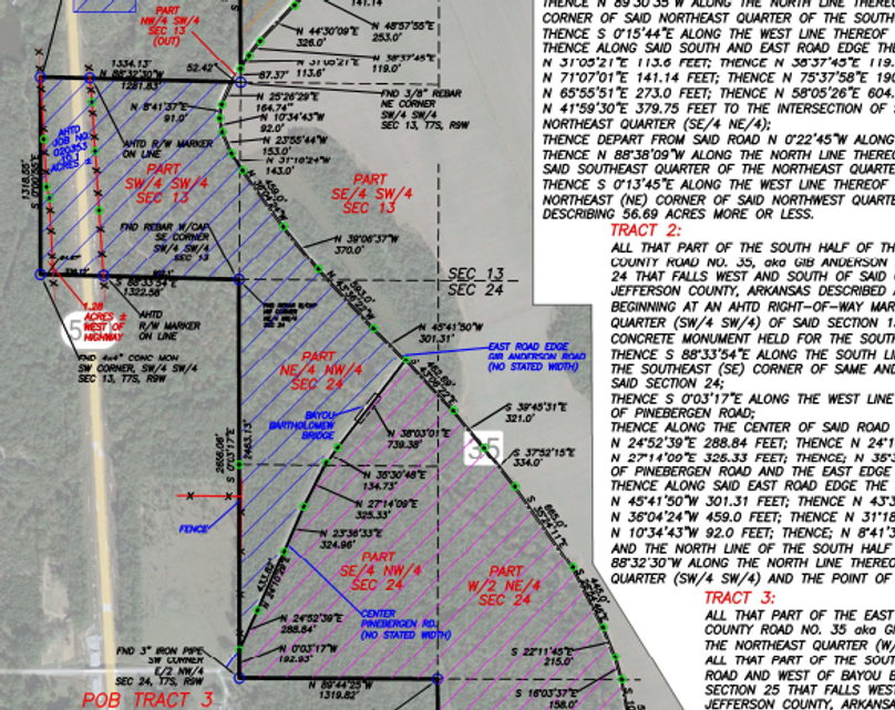 tract b - aerial survey