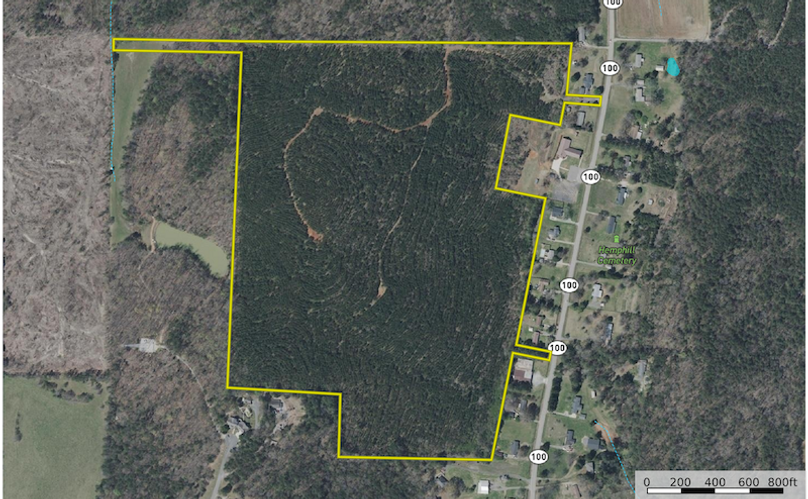Aerial Map - Floyd 91.8 Cave Spring