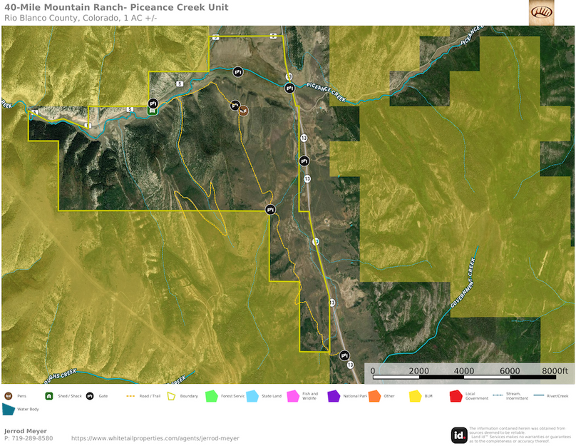 Garfiled, CO Piceance Creek Unit Aerial 1