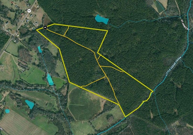 Hart county 115 acres map