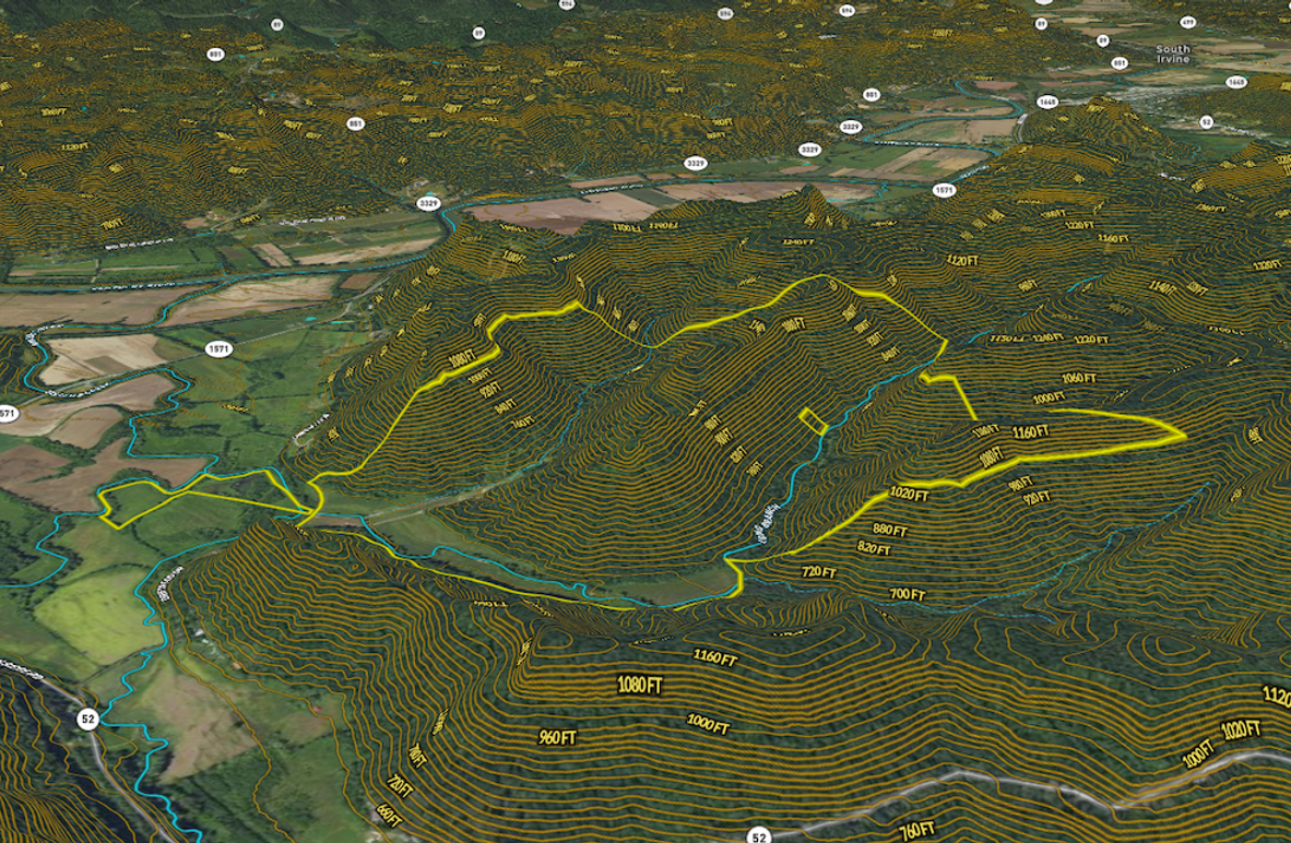 02 Estill 553 Land ID zoomed in 3D map viewed from the east north_east direction