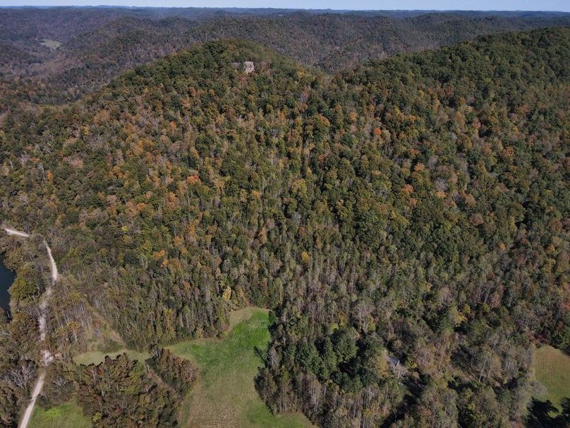 026 drone view from above the property entrance-2