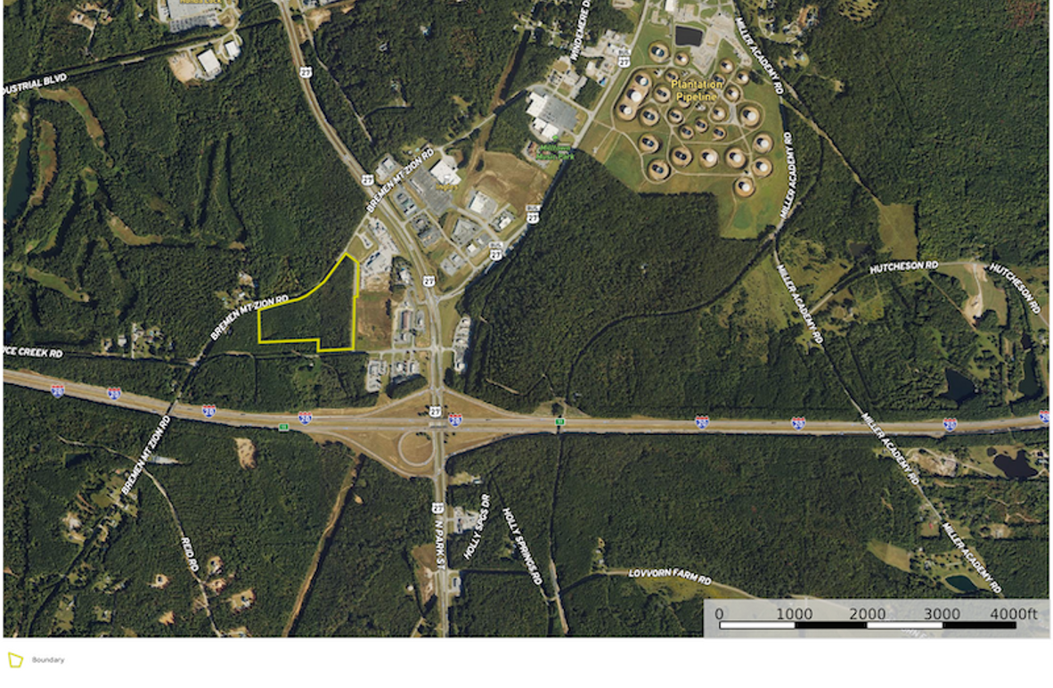 Carroll GA 22 R3 Invest location Map