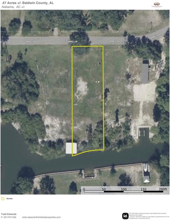 Aerial #1 Approx. .47 Acres Baldwin County, AL