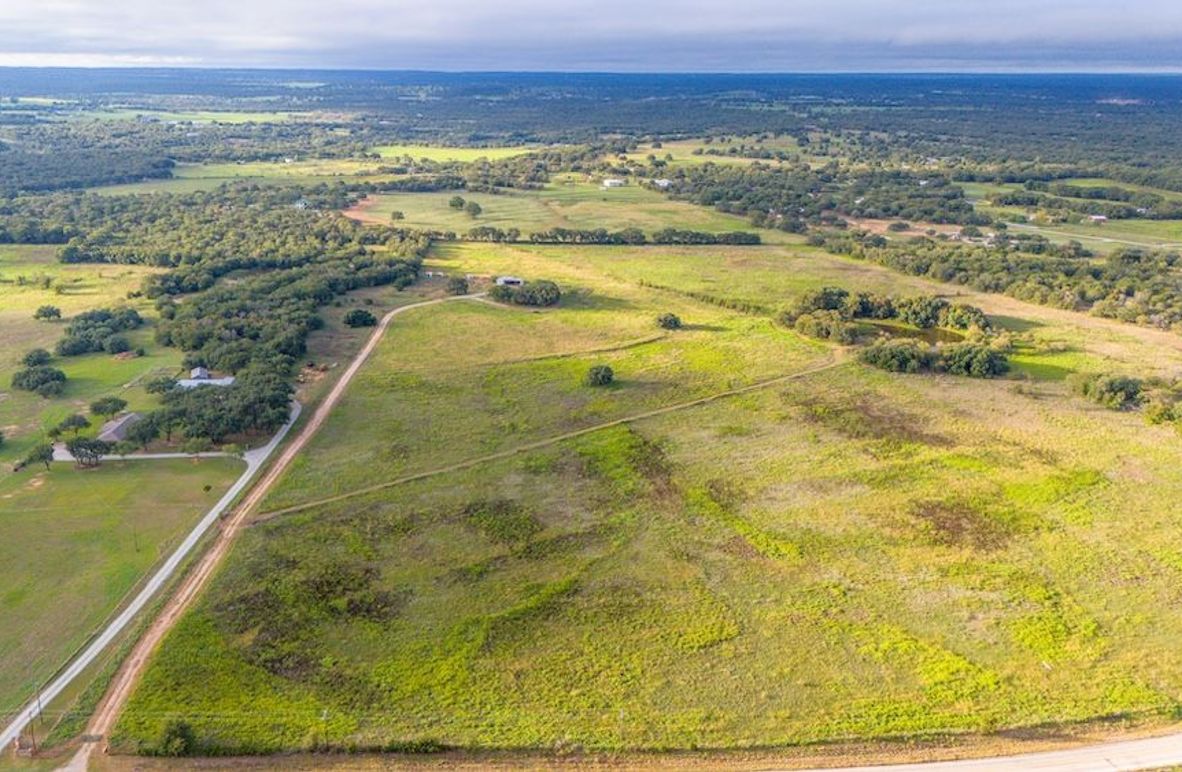 2. Aerial view from FM 2201 looking south