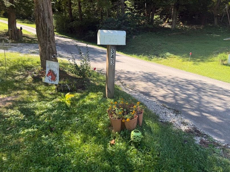 017 country mailbox on a quiet country road