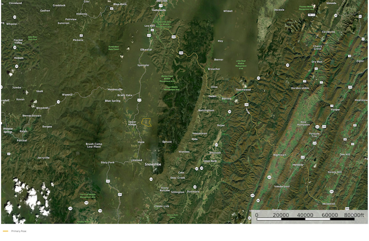 Rand Co WV 616 WV land fund map 4 overview
