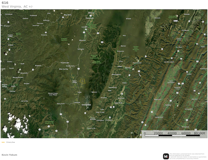 Rand Co WV 616 WV land fund map 4 overview