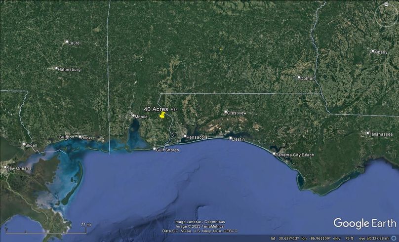 Aerial #8 Approx. 40 Acres Baldwin County, AL