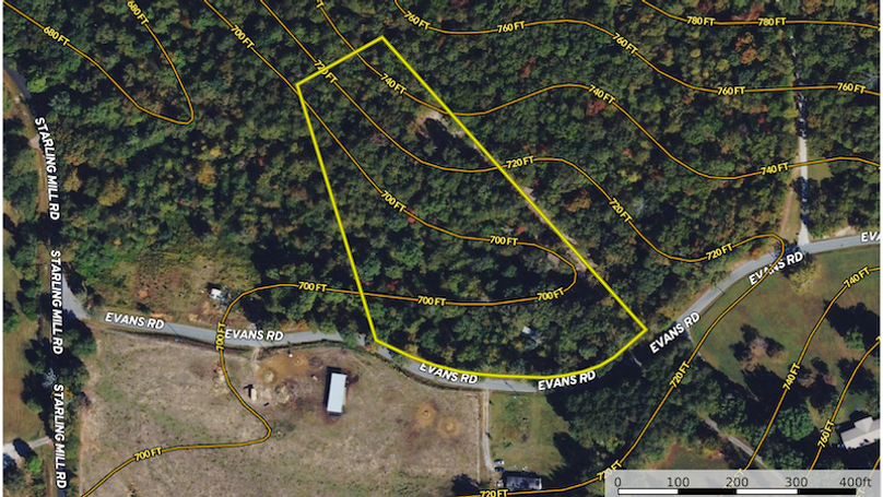 Contour Map - Bailey