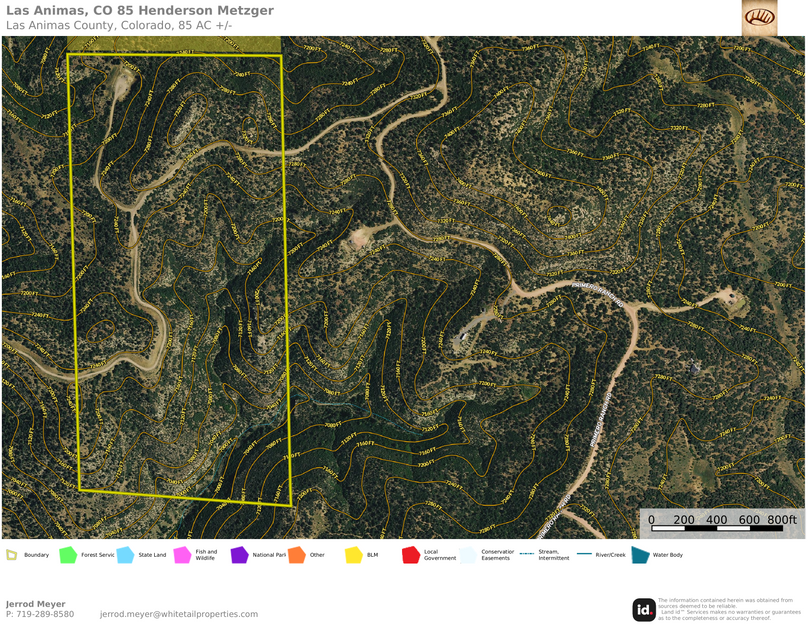 Las Animas, CO 85 Henderson Metzger Topo
