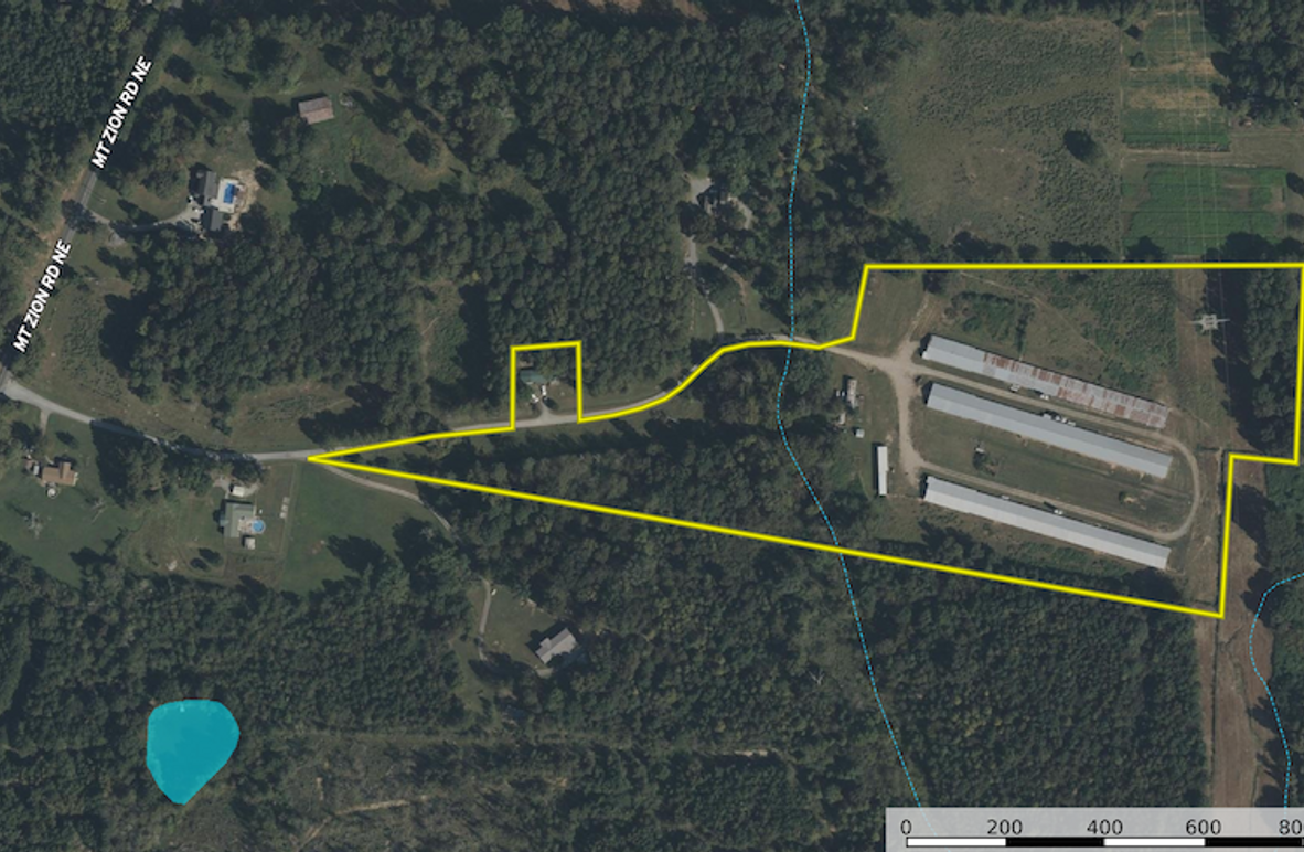 Aerial Map - Gordon GA 17.9 Ac.