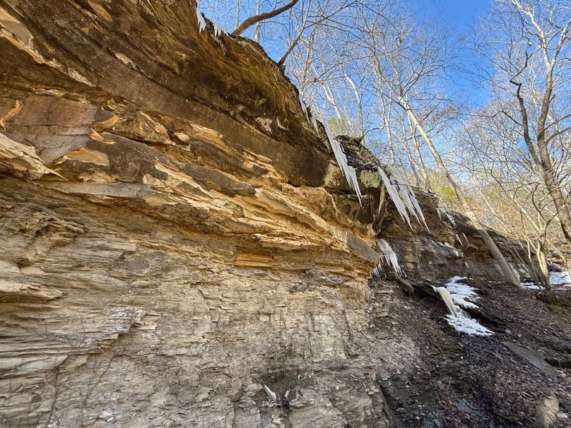 006 rock cliff face along Laurel Fork Road