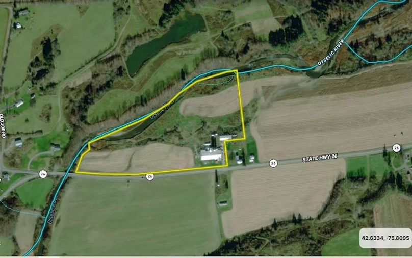 Aerial Ploughed Fields View