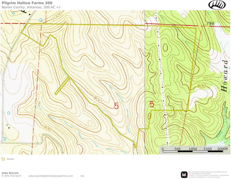 Pilgrim Hollow 300 topo