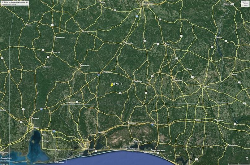 Aerial #4 Approx. 10 Acres Escambia County, AL