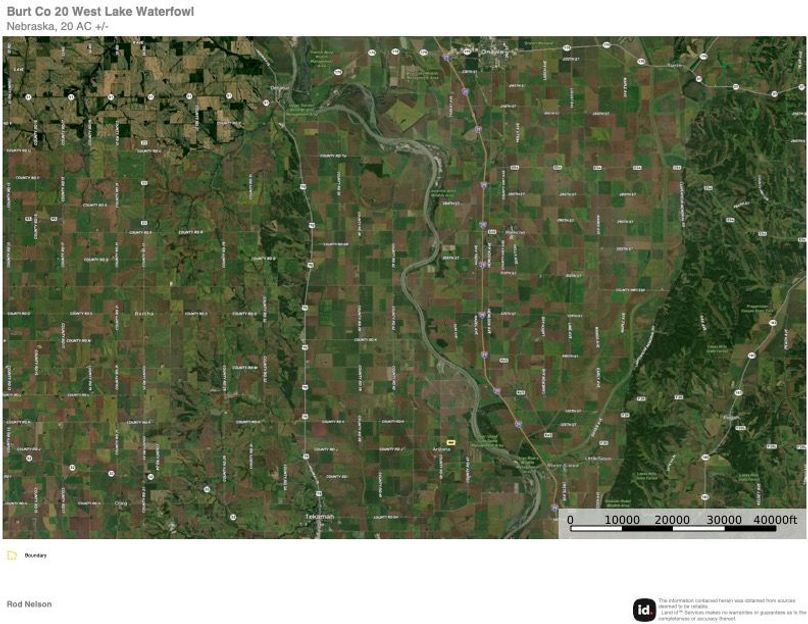 Map 3 Burt Co Waterfowl 2024