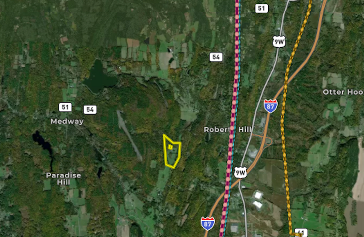 Greene Co 69.9 Lime Kiln Land llc Transmission lines and substations map