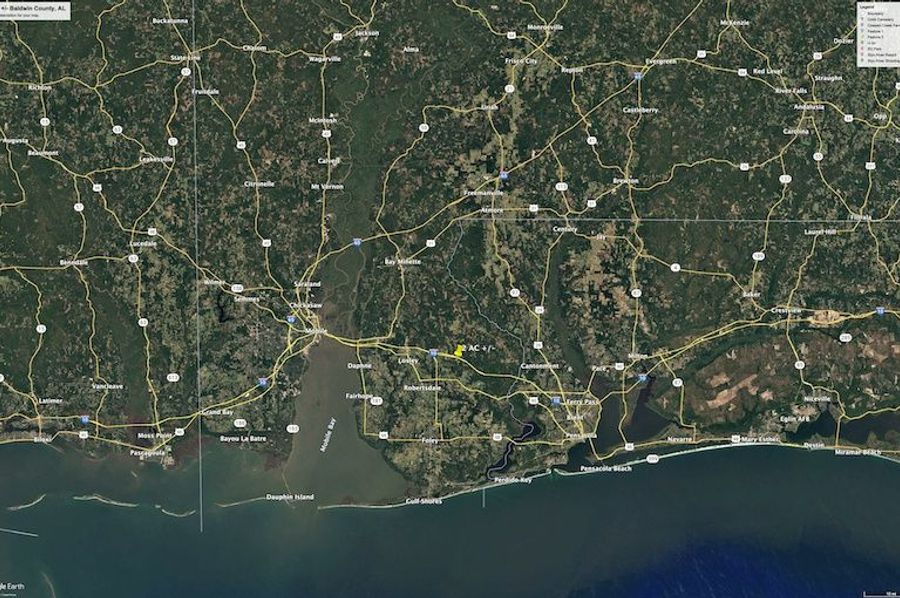 Aerial #3 Approx. 2 Acres Baldwin County, AL