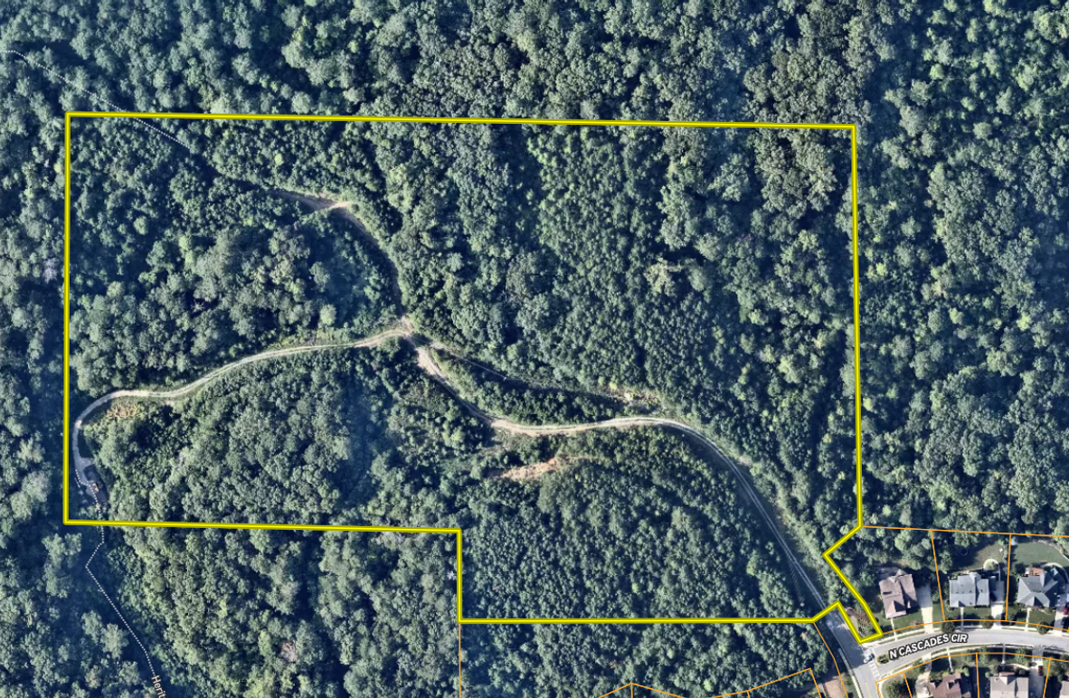 Cherokee County 21.98 acres map