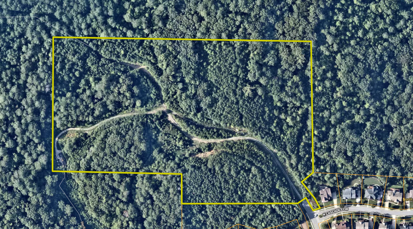 Cherokee County 21.98 acres map