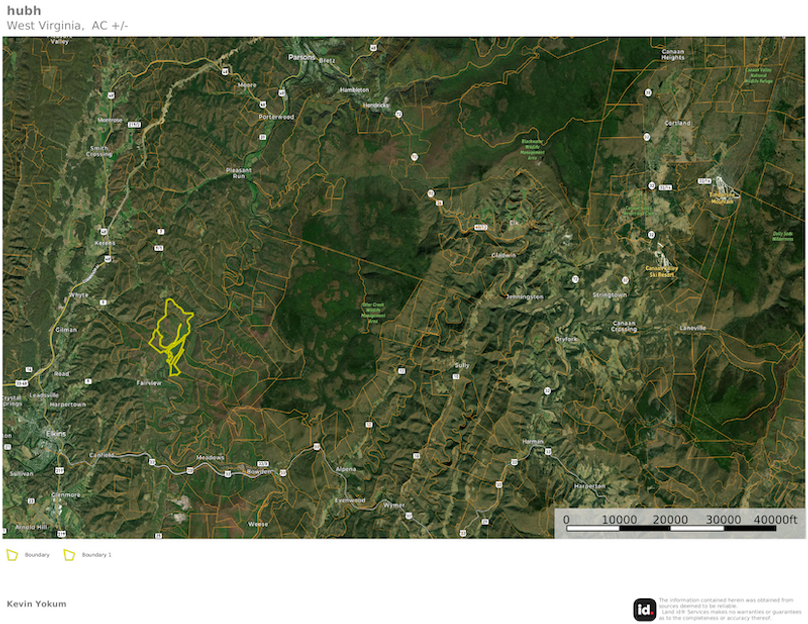 Rand Co WV 1360 Laurel Lands map 4 overview