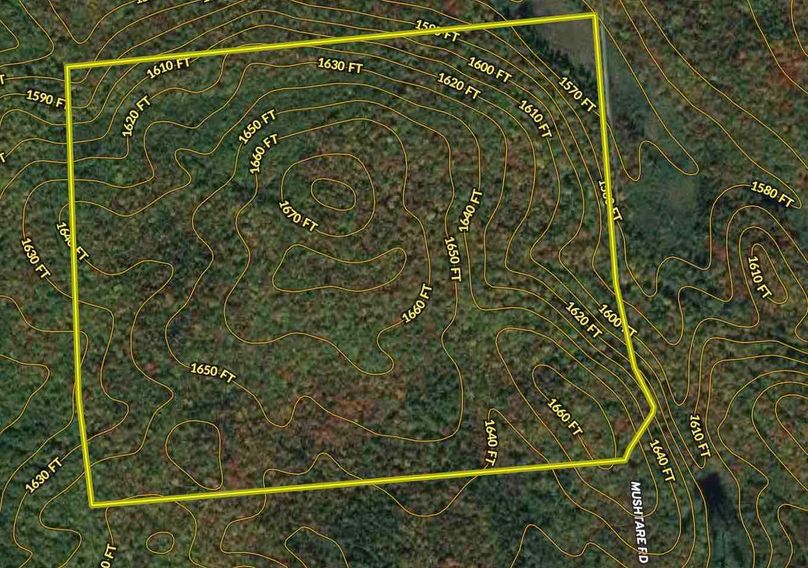 Franklin County NY  102.6 Bigtooth Properties Contour Map